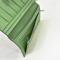 「#4551」 Hermes Green Suit Clip Epsom Leather 17*9cm