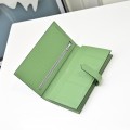 「#4551」 Hermes Green Suit Clip Epsom Leather 17*9cm