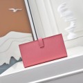 「#4553」 Hermes Pink Suit Clip Epsom Leather 17*9cm