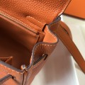 「#4063」 Hermès Sunset Orange Kelly Bag Gold Buckle 25cm 「#4063」 Hermès Sunset Orange Kelly Bag Gold Buckle 25cm