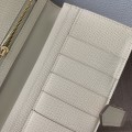 「#4567」 Hermes milkshake platinum suit clip bearn wallet togo leather 17.5*9cm 「#4567」 Hermes milkshake platinum suit clip bearn wallet togo leather 17.5*9cm