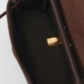 「#4574」Hermès HB20H Gold Buckle Viking Canvas and Hunter Leather Shoulder Bag 20cm