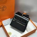 「#4592」 Hermes Black Gold Buckle HB20H Viking Canvas and Hunter Leather Shoulder Bag 20cm 「#4592」 Hermes Black Gold Buckle HB20H Viking Canvas and Hunter Leather Shoulder Bag 20cm