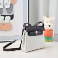 「#4595」 Hermès Mini Herbag Kelly Mini Bag 20cm Leather Patchwork Silver Buckle 「#4595」 Hermès Mini Herbag Kelly Mini Bag 20cm Leather Patchwork Silver Buckle