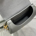 「#2039」dior  2170 Medium Poppy Rock Gray  22*17*6cm