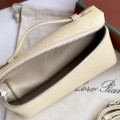 「#7017」Loro pian - L19 - 19x7x12cm - butter color