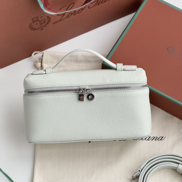 「#7019」Loro pian - L19 - 19x6.5x11cm - glacier blue