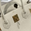 「#4074」Hermes Milkshake White Birkin Bag 30cm