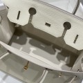 「#4074」Hermes Milkshake White Birkin Bag 30cm
