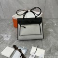 「#4612」Hermes Mini Patchwork Silver Buckle Hermes Herbag 25cm