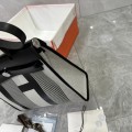 「#4612」Hermes Mini Patchwork Silver Buckle Hermes Herbag 25cm