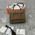 「#4617」Hermes Mini Patchwork Silver Buckle Hermes Herbag 25cm 「#4617」Hermes Mini Patchwork Silver Buckle Hermes Herbag 25cm