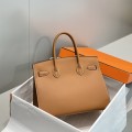「#4076」 Hermès Golden Brown Birkin Bag 30cm