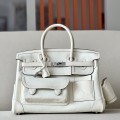 「#4644」 Hermes Cargo canvas and leather Swift bag Hermes Herbag 35cm