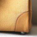 「#4646」 Hermes Cargo canvas and leather Swift bag Hermes Herbag 25cm