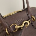 「#9008」 miumiu 30114B108 Sac à coque en cuir de vache Aventure 33×17×11cm 「#9008」 miumiu 30114B108 Sac à coque en cuir de vache Aventure 33×17×11cm