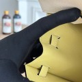「#4669」Hermes Birkin Milkshake White/Chicken Yellow Epsom Leather, Gold Buckle Hand-sewn Wax Thread 25cm