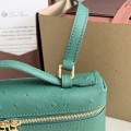 「#7042」Loro pian L19 gold buckle - FAN1034 - 19x6.5x11cm - Malachite Green,Ostrich skin 「#7042」Loro pian L19 gold buckle - FAN1034 - 19x6.5x11cm - Malachite Green,Ostrich skin