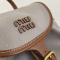 「#9022」 miumiu Sac à dos en toile 29.5*25*12.5