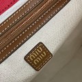 「#9023」 miumiu Sac à dos en toile 22*18*11.5