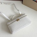 「#7046」Loro pian L19 gold buckle - FAN1034 - 19x6.5x11cm -Tender white,Ostrich skin 「#7046」Loro pian L19 gold buckle - FAN1034 - 19x6.5x11cm -Tender white,Ostrich skin