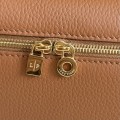 「#7051」Loro pian L19 gold buckle -FAI8393 - 19x6.5x11cm -tobacco brown