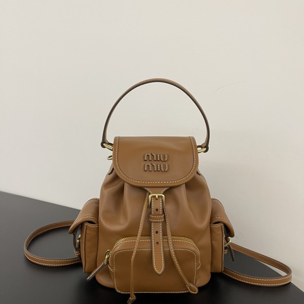 「#9030」 miumiu Small Caramel22*18*11.5