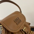 「#9030」 miumiu Small Caramel22*18*11.5