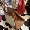 「#4699」 Hermès Birkin Bag Top Grade Lace Leather 30cm Silver Buckle