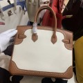 「#4699」 Hermès Birkin Bag Top Grade Lace Leather 30cm Silver Buckle