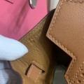 「#4699」 Hermès Birkin Bag Top Grade Lace Leather 30cm Silver Buckle