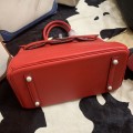 「#4702」 Hermès Birkin Bag Top Grade Lace Leather 30cm Silver Buckle
