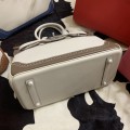「#4703」 Hermès Birkin Bag Top Grade Lace Leather 30cm Silver Buckle