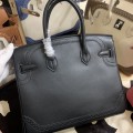 「#4704」 Hermès Birkin Bag Top Grade Lace Leather 30cm Silver Buckle