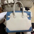 「#4710」 Hermès Birkin Bag Top Grade Lace Leather 30cm Silver Buckle