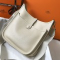 「#4095」 Hermes Milkshake White French Evelyne 29cm