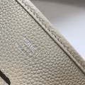 「#4095」 Hermes Milkshake White French Evelyne 29cm