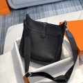「#4096」 Hermès Black French Evelyne 29cm