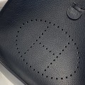 「#4096」 Hermès Black French Evelyne 29cm