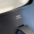 「#4096」 Hermès Black French Evelyne 29cm