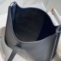 「#4096」 Hermès Black French Evelyne 29cm