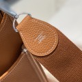「#4098」 Hermès Golden Brown Evelyne French Bag 29cm