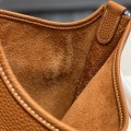 「#4098」 Hermès Golden Brown Evelyne French Bag 29cm