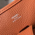 「#4099」 Hermès Orange Evelyne Bag 29cm