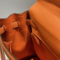 「#4001」 Hermes Orange Mini Kelly 20cm