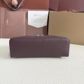 「#7066」Loro pian Extra Pocket L19 gold buckle - FAI8393 - 19x6.5x11cm - red bean color