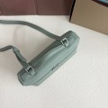 「#7068」Loro pian Extra Pocket L19 silver buckle - FAI8393 - 19x6.5x11cm - Artemisia leaf green 「#7068」Loro pian Extra Pocket L19 silver buckle - FAI8393 - 19x6.5x11cm - Artemisia leaf green