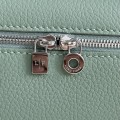 「#7068」Loro pian Extra Pocket L19 silver buckle - FAI8393 - 19x6.5x11cm - Artemisia leaf green 「#7068」Loro pian Extra Pocket L19 silver buckle - FAI8393 - 19x6.5x11cm - Artemisia leaf green