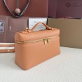 「#7069」Loro pian Extra Pocket L19 gold buckle - FAI8393 - 19x6.5x11cm - cinnamon orange