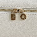 「#7070」Loro pian Extra Pocket L19 gold buckle - FAI8393 - 19x6.5x11cm - Tender white